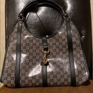 Black Gucci handbag
